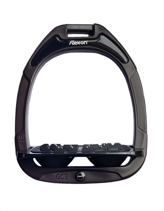 Strzemiona Flex-On Green Composite Black/Black/Black Z Skośne , kolce - Cavalo